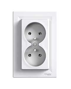 Gniazdo podw&oacute;jne Schneider Electric EPH9800221