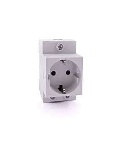 Gniazdo modułowe na szynę z uziemieniem 2P+Z Schuko 16A 230V TH35 Ex9DS NOARK 106195