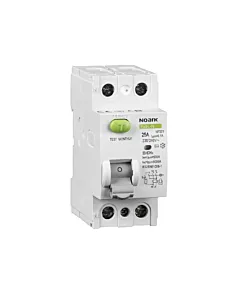 Wyłącznik r&oacute;żnicowoprądowy RCCB Typ A 2P 40A 300mA 6kA Ex9L-N NOARK 108358