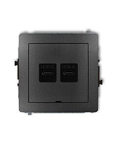 Gniazdo USB Karlik 11DCUSBBO-7