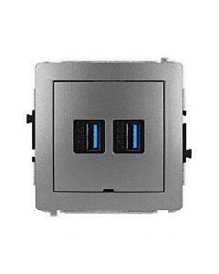 Gniazdo USB Karlik 11DGUSBBO-6