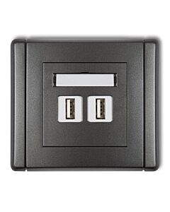 Gniazdo USB Karlik 11FGUSB-6