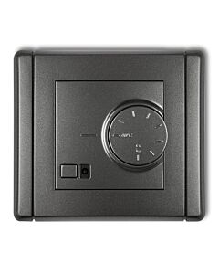Regulator temperatury z czujnikiem podpodłogowym grafitowy Karlik FLEXI 11FRT-1