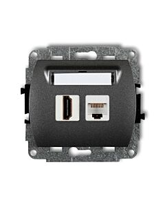 Gniazdo komputerowe, Gniazdo HDMI Karlik 11GHK-45e