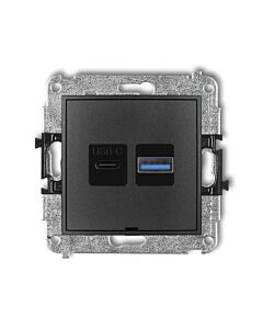 Gniazdo USB Karlik 11ICUSBBO-8