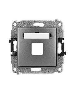 Gniazdo multimedialne bez modułu Karlik 11IGM-1P
