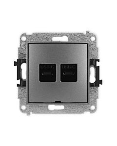 Gniazdo USB Karlik 11IGUSBBO-8