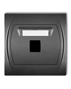 Gniazdo multimedialne bez modułu Karlik 11LGM-1P