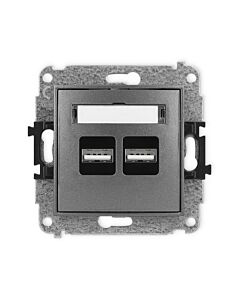 Gniazdo USB Karlik 11MCUSB-6