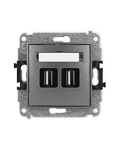 Gniazdo USB Karlik 11MGUSB-2