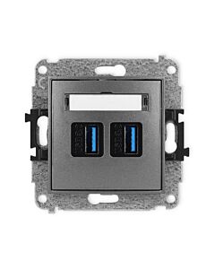 Gniazdo USB Karlik 11MGUSB-6