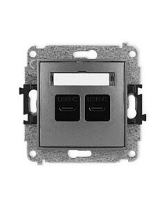 Gniazdo USB Karlik 11MGUSB-8