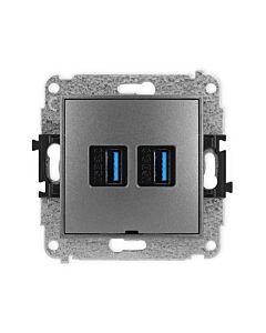 Gniazdo USB Karlik 11MGUSBBO-6