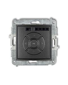 Sterownik rolet podtynkowy (sterowanie lokalne i pilotem) grafitowy Karlik MINI 11MSR-2