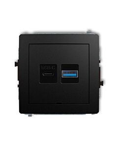 Gniazdo USB Karlik 12DCUSBBO-8