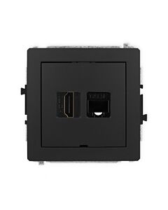 Gniazdo komputerowe, Gniazdo HDMI Karlik 12DGHKBO-45e