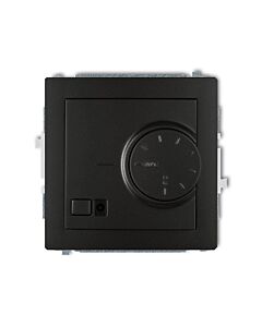 Regulator temperatury z czujnikiem podpodłogowym czarny mat Karlik DECO 12DRT-1