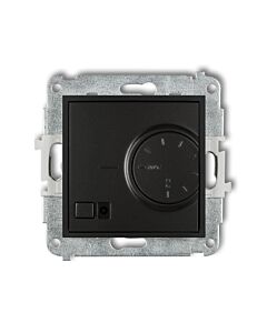 Regulator temperatury z czujnikiem podpodłogowym czarny mat Karlik MINI 12MRT-1