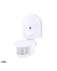 Czujnik ruchu PIR 180° natynkowy 1200W IP44 biały Bemko B50-SES10WH