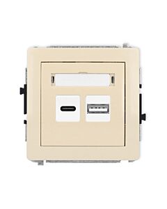 Gniazdo USB Karlik 1DCUSB-8