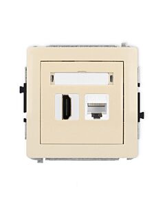 Gniazdo komputerowe, Gniazdo HDMI Karlik 1DGHK-86A