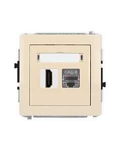 Gniazdo komputerowe, Gniazdo HDMI Karlik 1DGHK-88