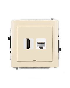 Gniazdo komputerowe, Gniazdo HDMI Karlik 1DGHKBO-46A