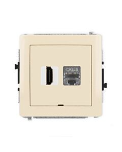 Gniazdo komputerowe, Gniazdo HDMI Karlik 1DGHKBO-88