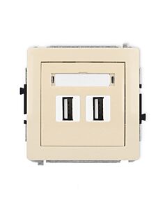 Gniazdo USB Karlik 1DGUSB-2