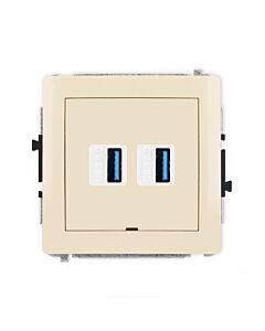 Gniazdo USB Karlik 1DGUSBBO-6