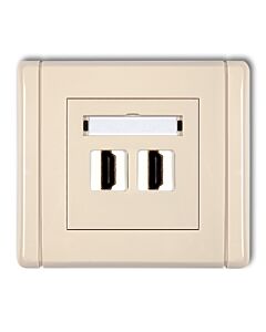 Gniazdo HDMI Karlik 1FHDMI-2