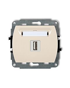 Gniazdo USB Karlik 1GUSB-1