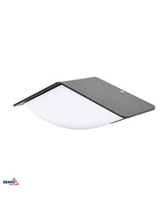 Oprawa elewacyjna LED VALANT kinkiet 8W 3000K 560lm 100&deg; IP65 grafit Bemko C25-EL1-K-007GR-3K
