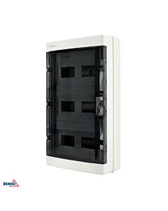 Rozdzielnica modułowa obudowa natynkowa 3x12 IP65 biała Schelinger A80-RHN-IP65-NPE-36P Rozdzielnica modułowa obudowa natynkowa 3x12 IP65 biała Schelinger A80-RHN-IP65-NPE-36P