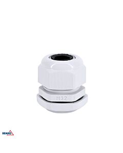 Dławik kablowy dławica metryczna z przeciwnakrętką 18-32.5mm IP68 M-32 20szt. Bemko E45-M-32-S/1