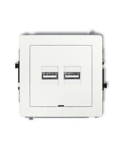 Gniazdo USB Karlik 25DCUSBBO-6