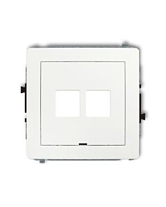Gniazdo multimedialne bez modułu Karlik 25DGMBO-2P