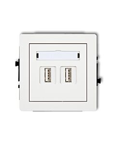 Gniazdo USB Karlik 25DGUSB-2