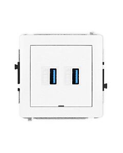 Gniazdo USB Karlik 25DGUSBBO-6