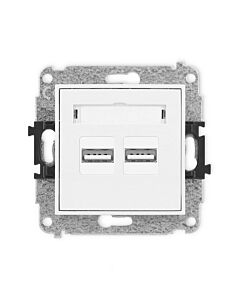 Gniazdo USB Karlik 25MCUSB-6