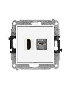 Gniazdo komputerowe, Gniazdo HDMI Karlik 25MGHKBO-46