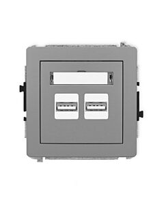 Gniazdo USB Karlik 27DCUSB-6