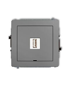 Gniazdo USB Karlik 27DCUSBBO-1