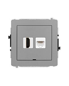 Gniazdo komputerowe, Gniazdo HDMI Karlik 27DGHKBO-45e