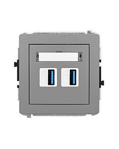 Gniazdo USB Karlik 27DGUSB-6