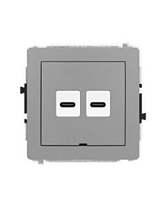 Gniazdo USB Karlik 27DGUSBBO-8