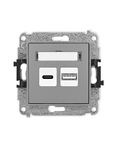 Gniazdo USB Karlik 27ICUSB-8