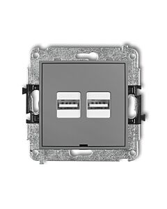 Gniazdo USB Karlik 27ICUSBBO-6