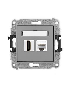 Gniazdo komputerowe, Gniazdo HDMI Karlik 27MGHK-46A