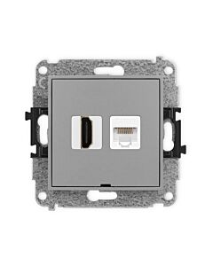 Gniazdo komputerowe, Gniazdo HDMI Karlik 27MGHKBO-45e